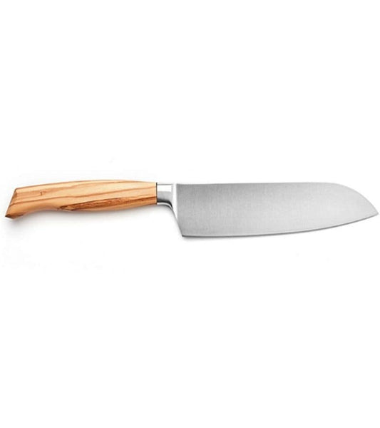 Wok | Santoku Olive | Olivenholz geschmiedeter Sollinger Stahl
