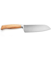Wok | Santoku Olive | Olivenholz geschmiedeter Sollinger Stahl