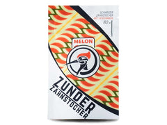 Zunder Zahnstocher | Melon, 80 Stück | Refill,wiederverschliessb. Plastikbag,Birke