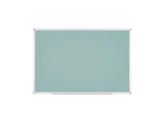 Bi-Office | AYDA Whiteboard, 90x60cm | Alu/grün, Stifteablage, lackierter Stahl