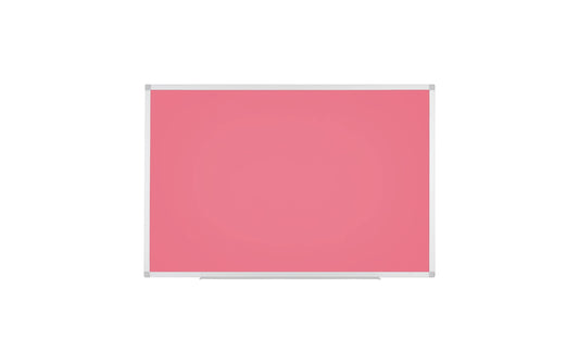 Bi-Office | AYDA Whiteboard, 120x90cm | Alu/pink, Stifteablage, lackierter Stahl