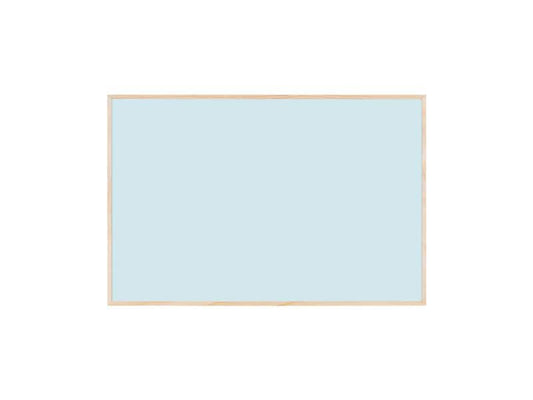 Bi-Office | EARTH magnethaftendes Whiteboard | 585x385mm, Kiefer/hellblau