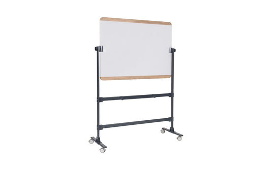 Bi-Office | ACE mobiles Whiteboard, 120x90cm | Holz/weiss, Stahl lackiert