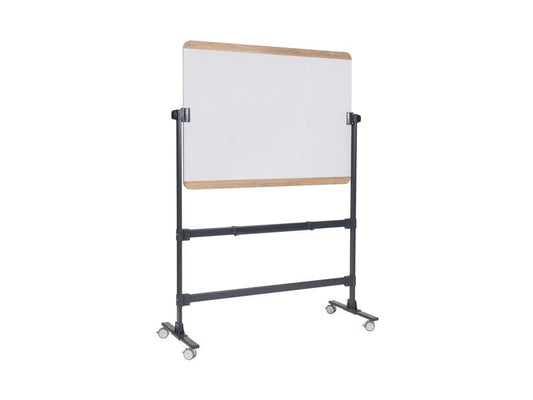 Bi-Office | ACE mobiles Whiteboard, 120x90cm | Holz/weiss, Stahl lackiert