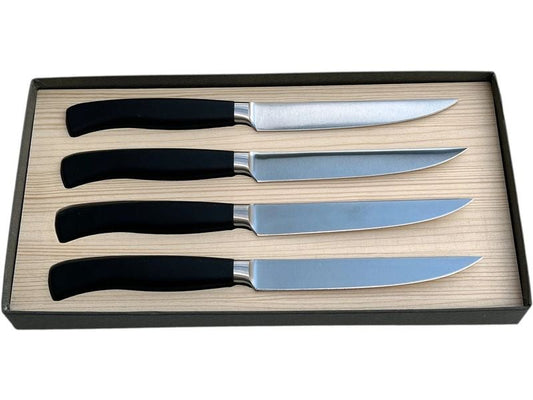 Wok | Steakmesser 4tlg Ergo | geschmiedeter Sollinger Stahl