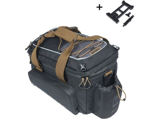 BASIL | Miles XL Pro MIK 9-36L, schwarz | Gepäckträgertasche