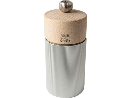 Peugeot | Salzmühle Line 12cm | Naturholz/Aluminium