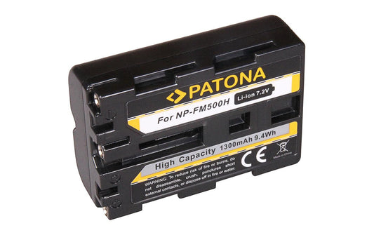 Patona | Akku NP-FM500H, 1300 mAh / 7.2V | für Alpha 99/77/65/58