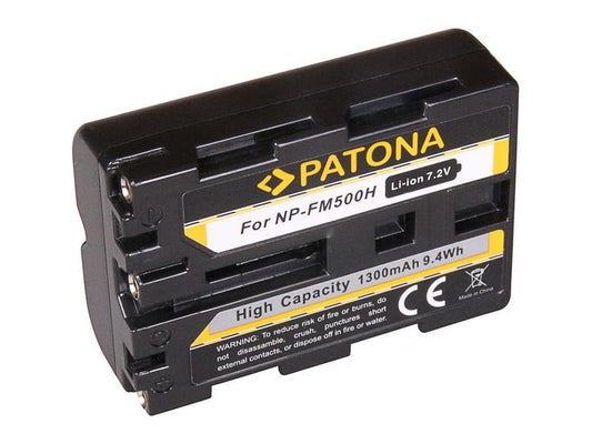 Patona | Akku NP-FM500H, 1300 mAh / 7.2V | für Alpha 99/77/65/58