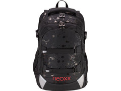 Neoxx | Schulrucksack Active Pro schwarz | Splash in black