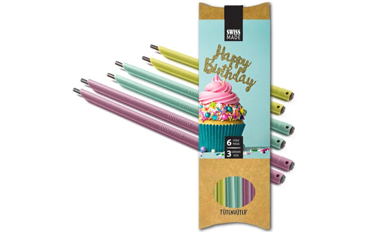 böörds | Tütenhüter Happy Brithday | 6x böörds Tütenhüter