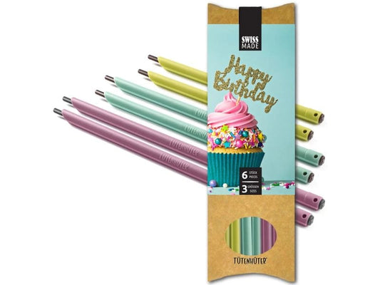 böörds | Tütenhüter Happy Brithday | 6x böörds Tütenhüter