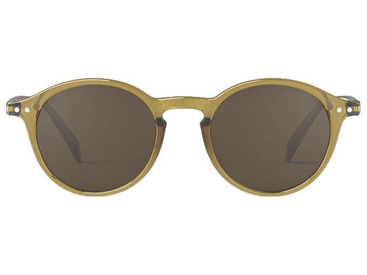 izipizi | The retro square#C, Golden Green | Sonnenbrille, 100% UV, cat.3