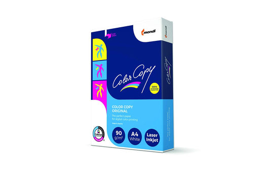 Colorcopy | Kopierpapier A4, hochweiss | 90gm2, Packung à 2500 Blatt