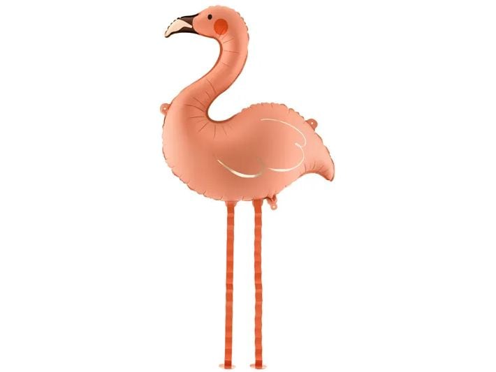Partydeco | Folienballon Flamingo | koralle, 65 x 67 cm