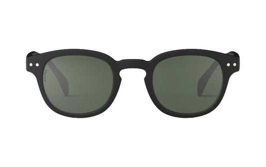 izipizi | The retro square#C, POLARIZED | Sonnenbrille, Black, 100% UV, cat.3