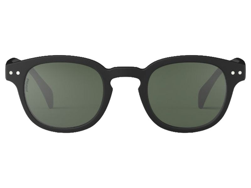 izipizi | The retro square#C, POLARIZED | Sonnenbrille, Black, 100% UV, cat.3