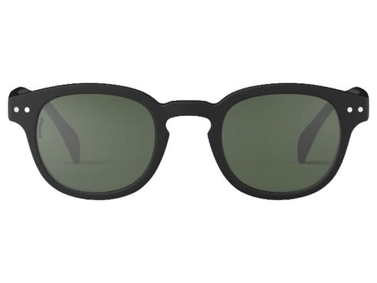 izipizi | The retro square#C, POLARIZED | Sonnenbrille, Black, 100% UV, cat.3