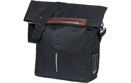 BASIL | City Fahrradshopper MIK Hooks | Gepäckträgertasche, 14-16L, schwarz