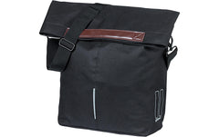 BASIL | City Fahrradshopper MIK Hooks | Gepäckträgertasche, 14-16L, schwarz
