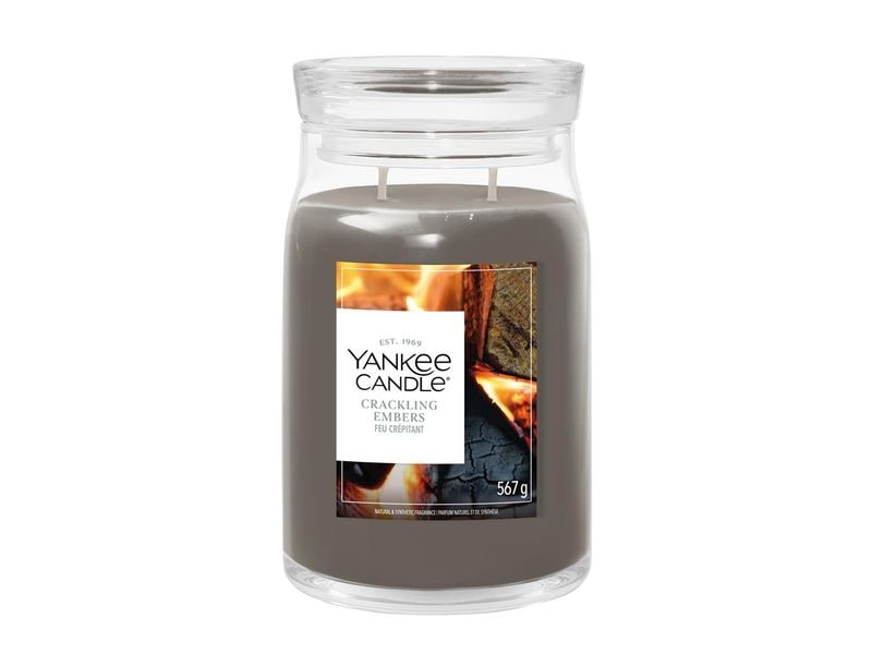 Yankee Candle Signature | Yankee Duftkerze Crackling Embers | Signature Large Jar