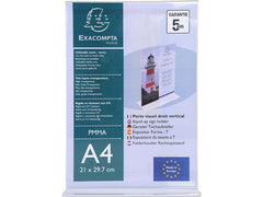Exacompta | Tischaufsteller A4, gerade | hoch, UV beständig