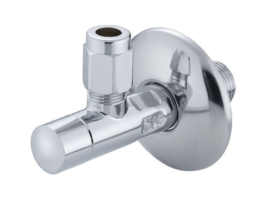 Laufen | Eck-Regulierventil kurz | Messing verchromt