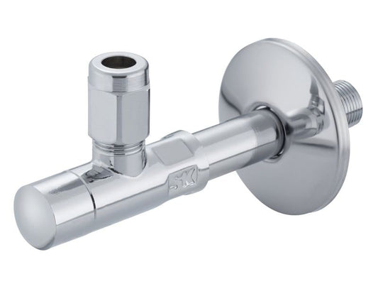 Laufen | Eck-Regulierventil lang | Messing verchromt