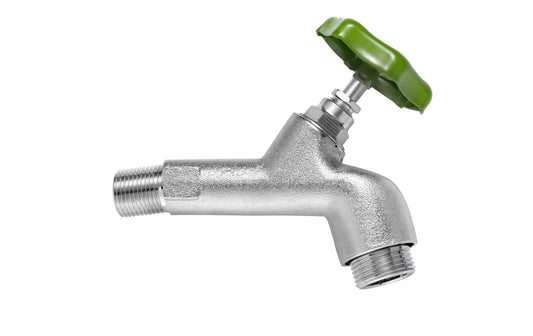 Laufen | SIGA Gartenventil | Messing verchromt mit Handrad