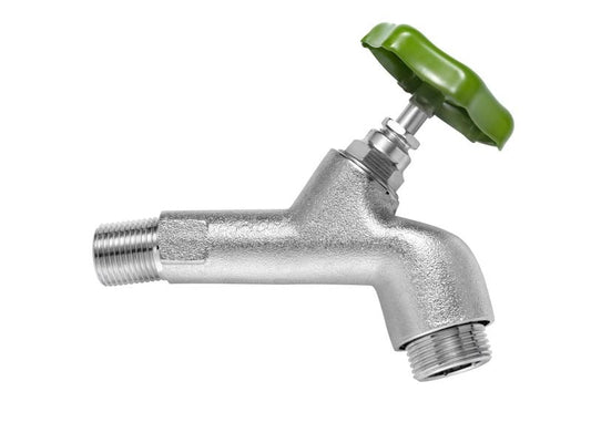 Laufen | SIGA Gartenventil | Messing verchromt mit Handrad