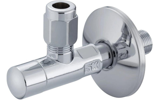 Laufen | Eck-Regulierventil kurz | Messing verchromt