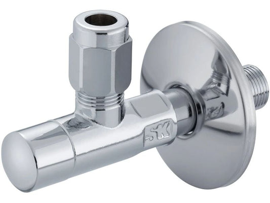Laufen | Eck-Regulierventil kurz | Messing verchromt