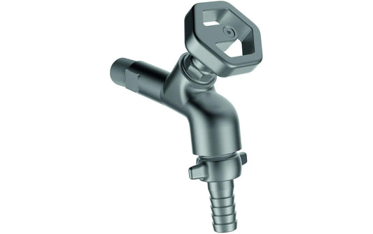 Laufen | SIGASIX Gartenventil | Messing verchromt mit Handrad