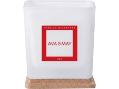 AVA & MAY | Duftkerze Vanilla Milkshake | 8x12 cm (DxH), 35h Brenndauer