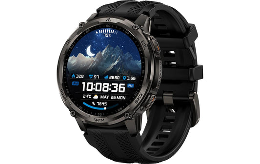 Kospet | Tank T4C Smartwatch Schwarz | 5ATM Tauchuhr mit AMOLED