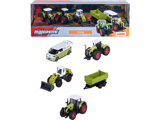 Majorette | Claas Farm 5 Pieces Giftpack