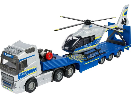 Majorette | Volvo Truck Airbus Police Helicopter