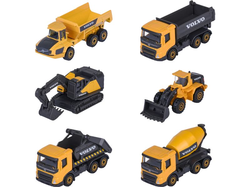 Majorette | Volvo Construction 3 Pieces Set | Assortiert