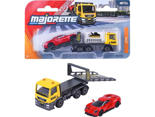 Majorette | ADAC Tow Truck yellow Ford GT red