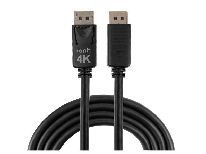 onit | basic 4K DP Kabel 2m | DP 1.2 / 21,6 Gbps