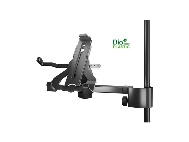 K&M | 19743 Tablet-PC-Stativhalter | schwarz, 10-16, Biobased