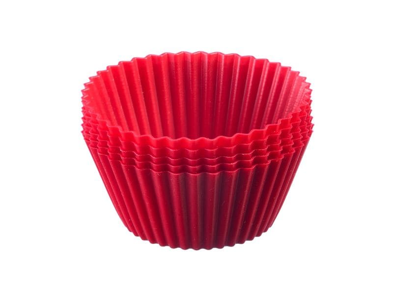 Westmark | 6er Set Silikon-Muffinformen | D7cm, rot