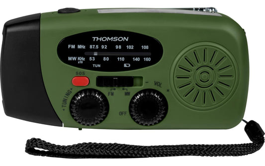Thomson | Emergency Radio RT260 | Green, Solar, Flashlight, Powerbank