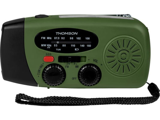 Thomson | Emergency Radio RT260 | Green, Solar, Flashlight, Powerbank