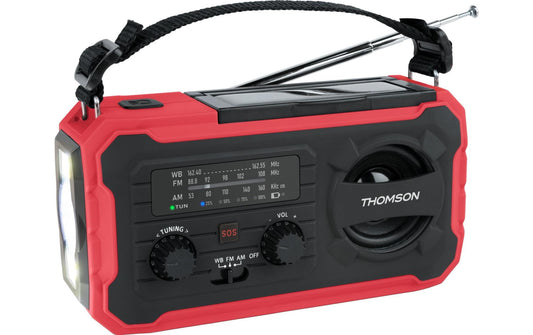Thomson | Emergency Radio RT280R | Rot, Solar, Flashlight, Powerbank