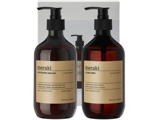 meraki | Geschenkset Northern Dawn | Handseife & Spülmittel je 490 ml