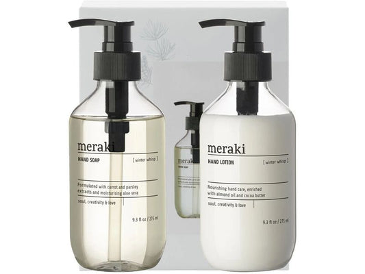 meraki | Geschenkset Winter Whisp | Handseife & Handlotion je 275 ml