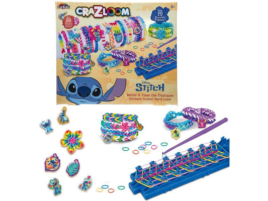 Cra-Z-Art | DISNEY Stitch CraZLoom Ultimate Rubber | Band Loom