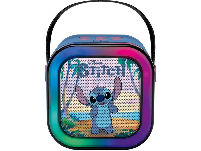 Lexibook | DISNEY Stitch Portable Karaoke Speaker | with one wireless microphone