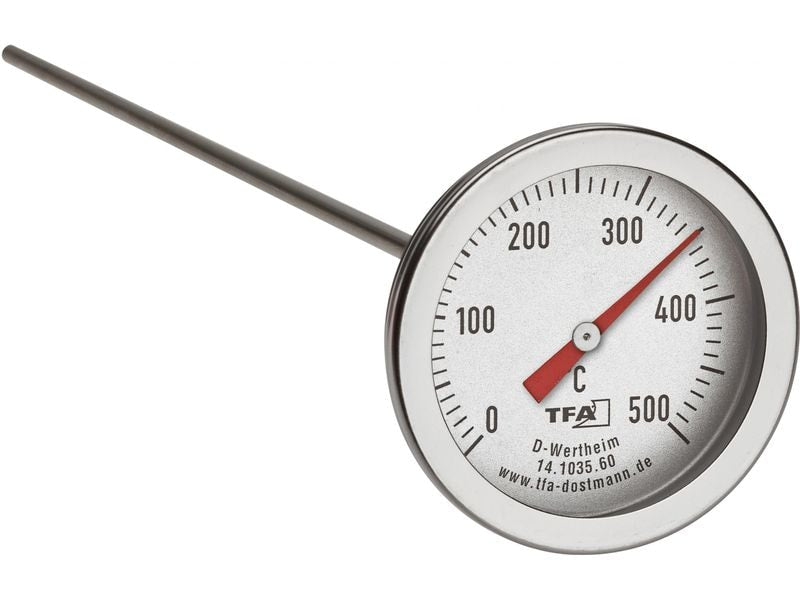 TFA Dostmann | TFA Profi-Backofenthermometer | Silber